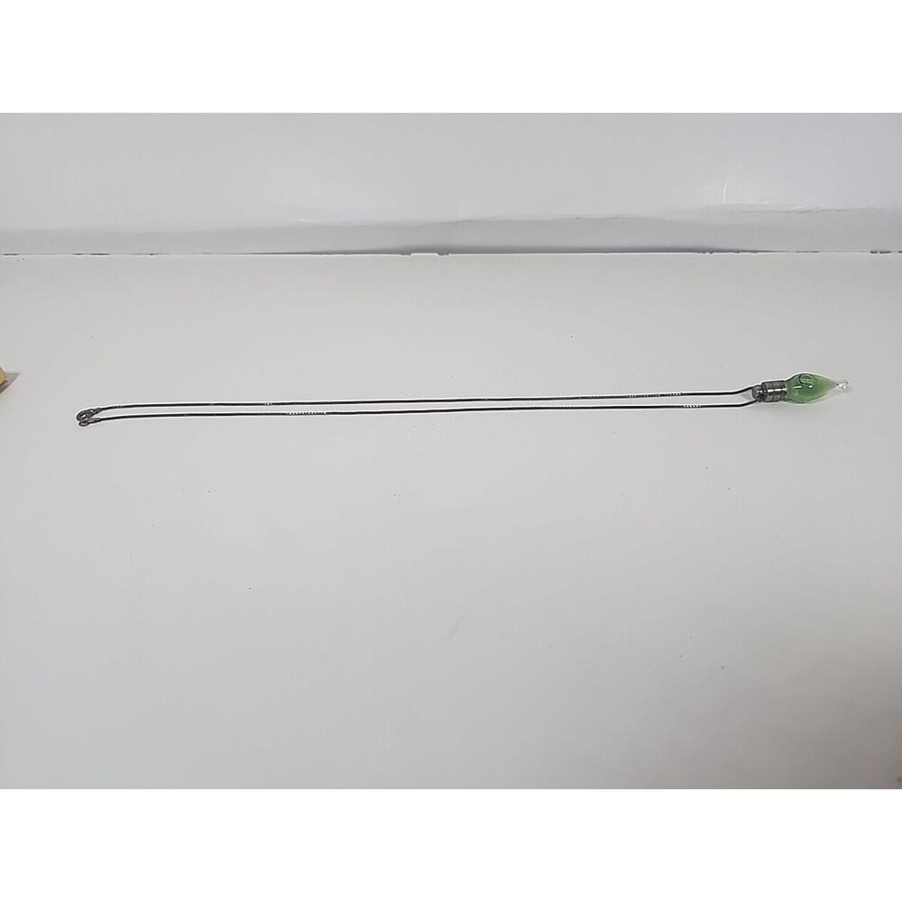 925 Sterling Silver Necklace With Christmas Light Bulb Charm Stamped Italy/925